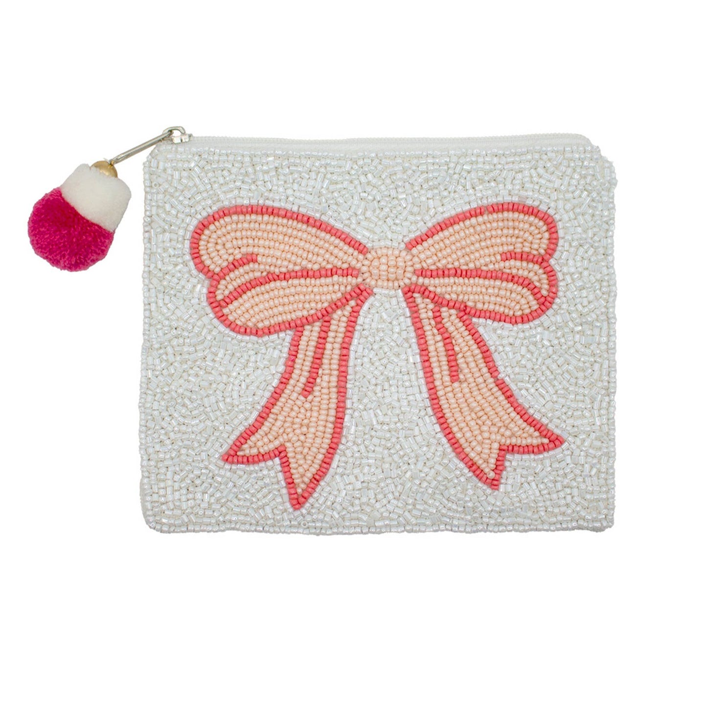 Bow Beaded Coin Purse