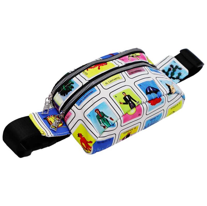 Loteria Matte Padded Waist Bum Belt Bag Fanny Pack