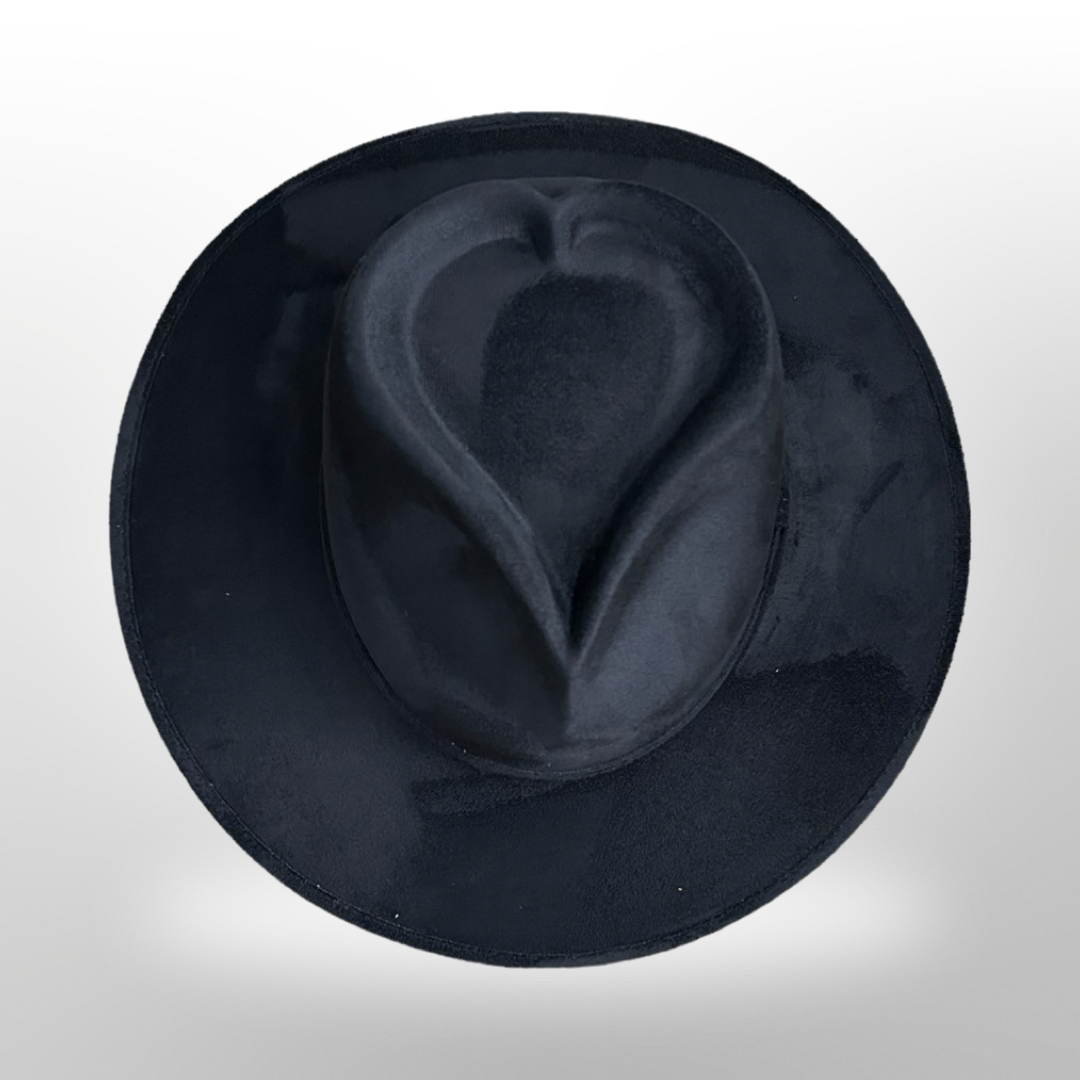 Heart Shaped Vegan Modern Cowboy Hat