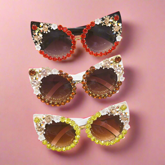 Embellished Rhinestone Sunglasses