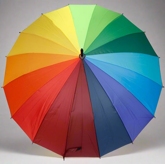 Rainbow 16 Panel Umbrella