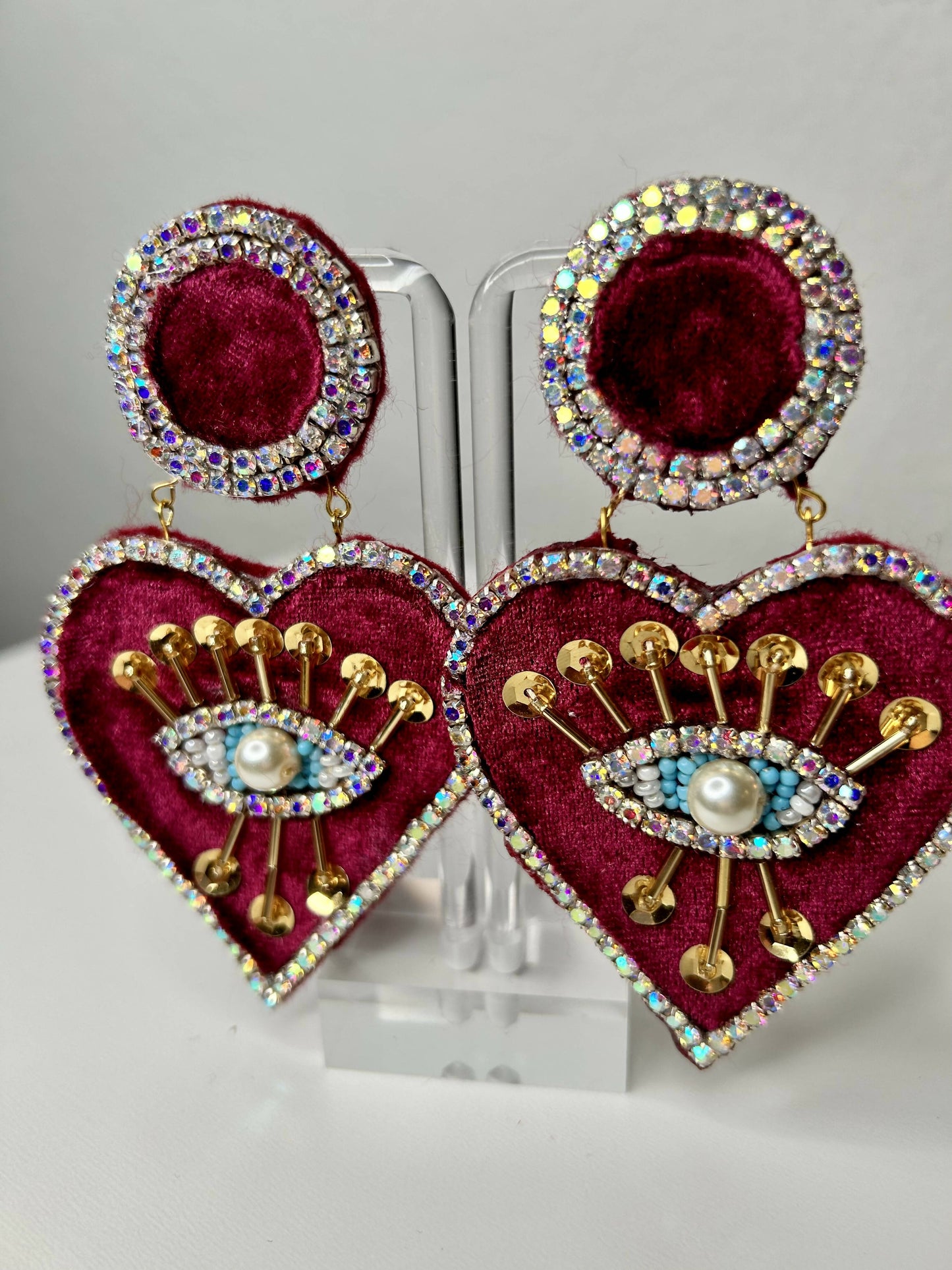 Mariachi Heart Earrings