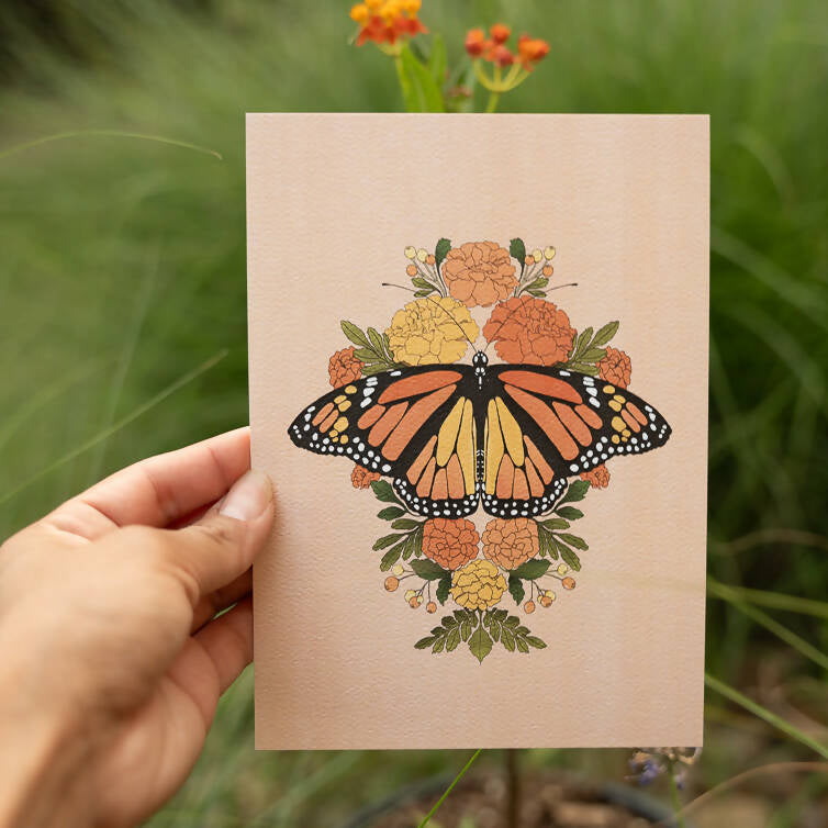 Monarch art print