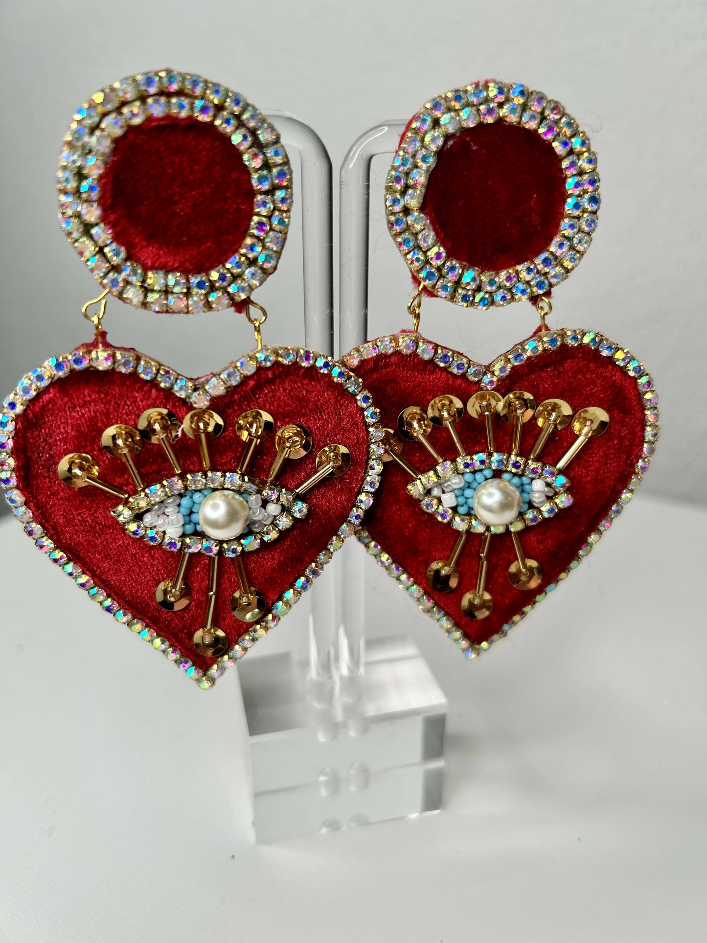 Mariachi Heart Earrings