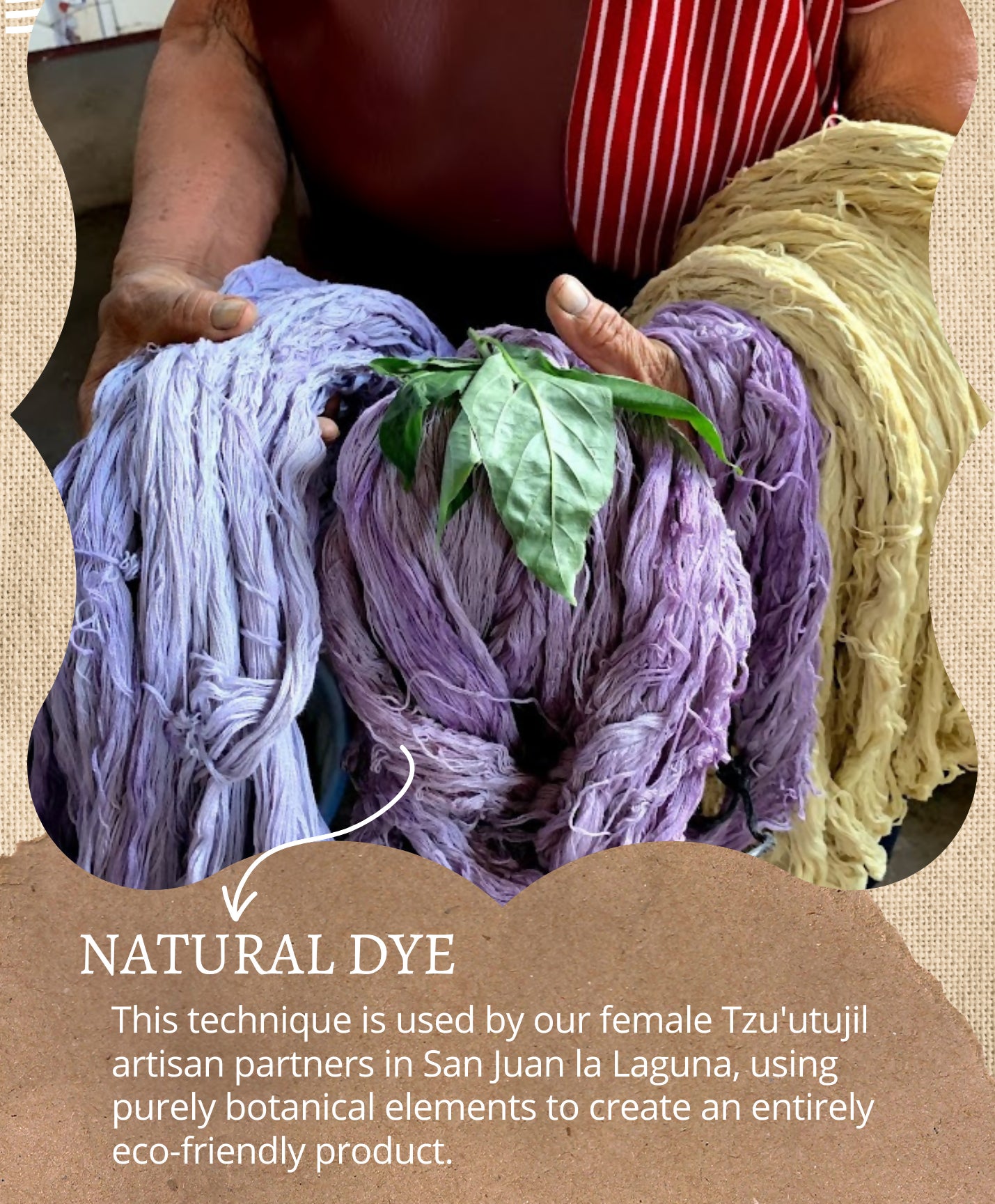 Natural Dye Hand Woven Silky Top