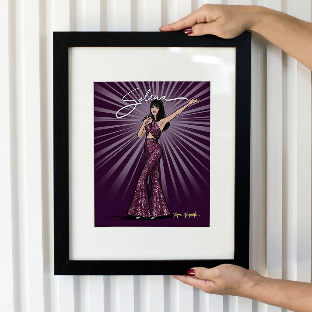 Limited Edition 'Selena' Digital Art Print - Las Ofrendas 