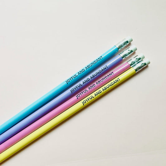 Joyful & Abundant Pencils