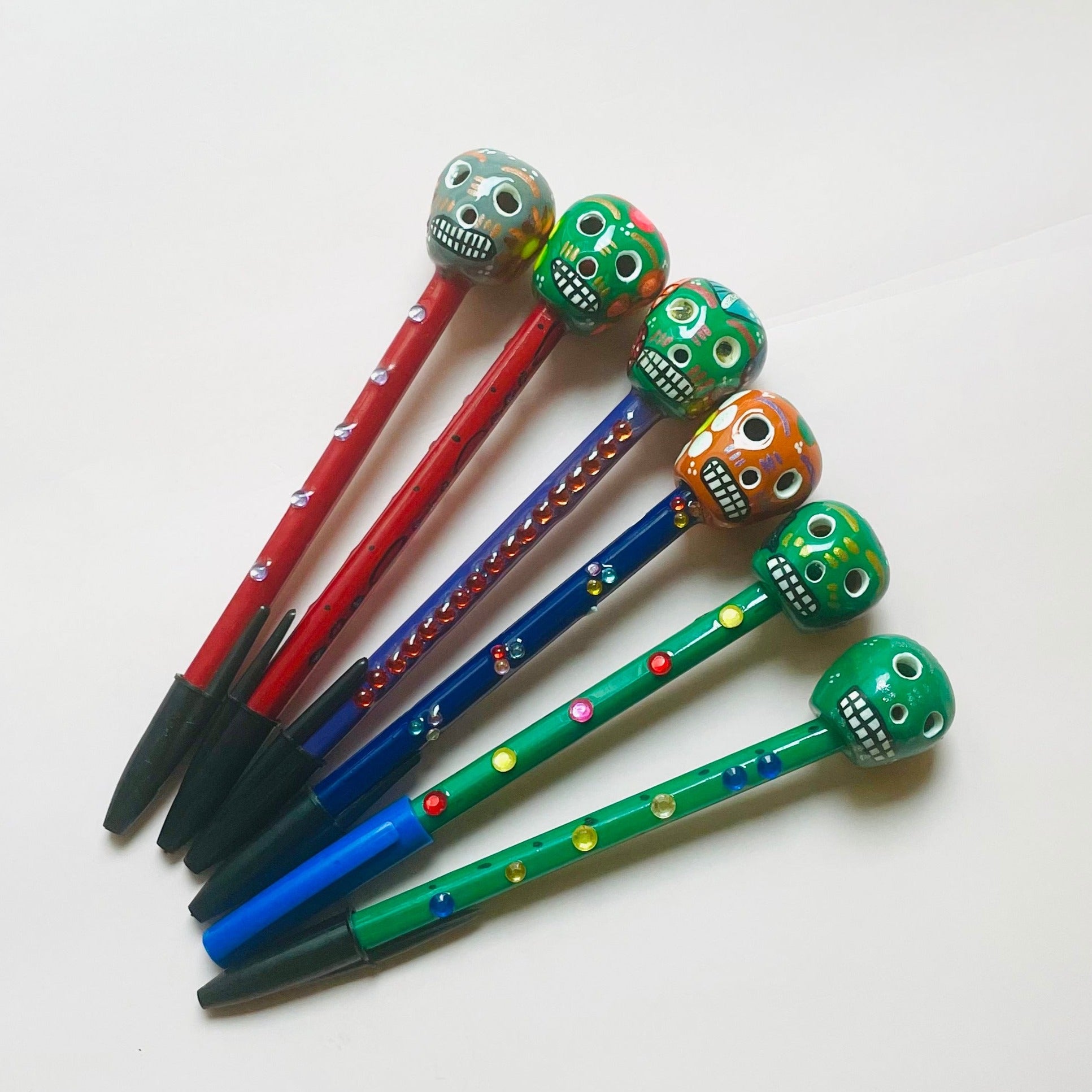 Calavera painted Pens - Las Ofrendas 