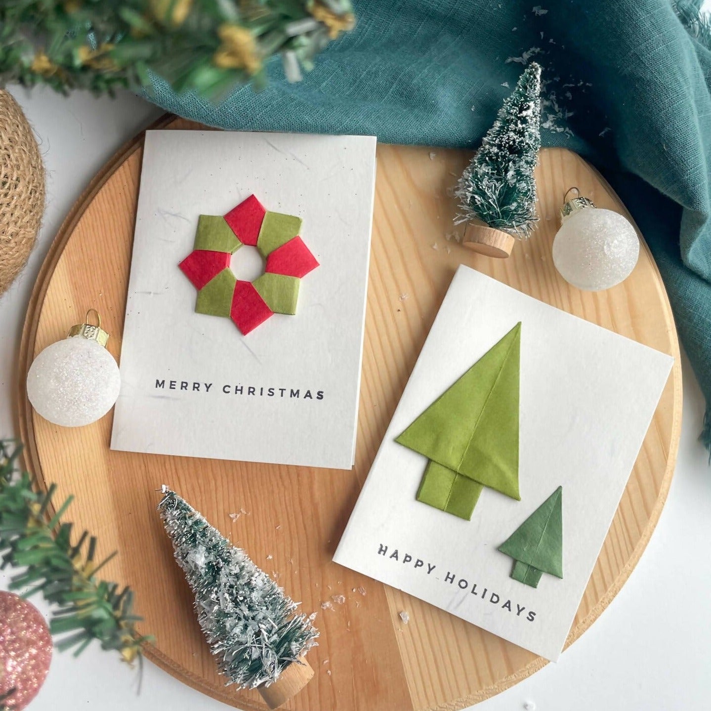 Origami Holiday Card