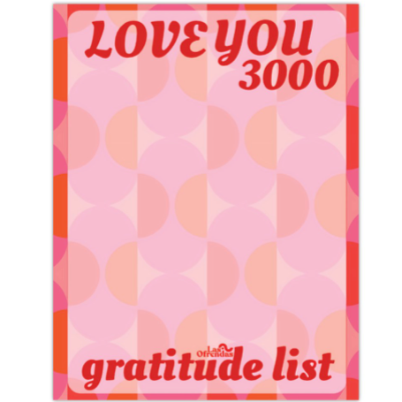 Love You 3000 Daily Notepad