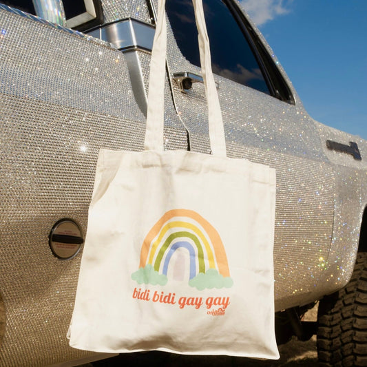 Bidi Bidi Gay Gay Tote Bag - Las Ofrendas 