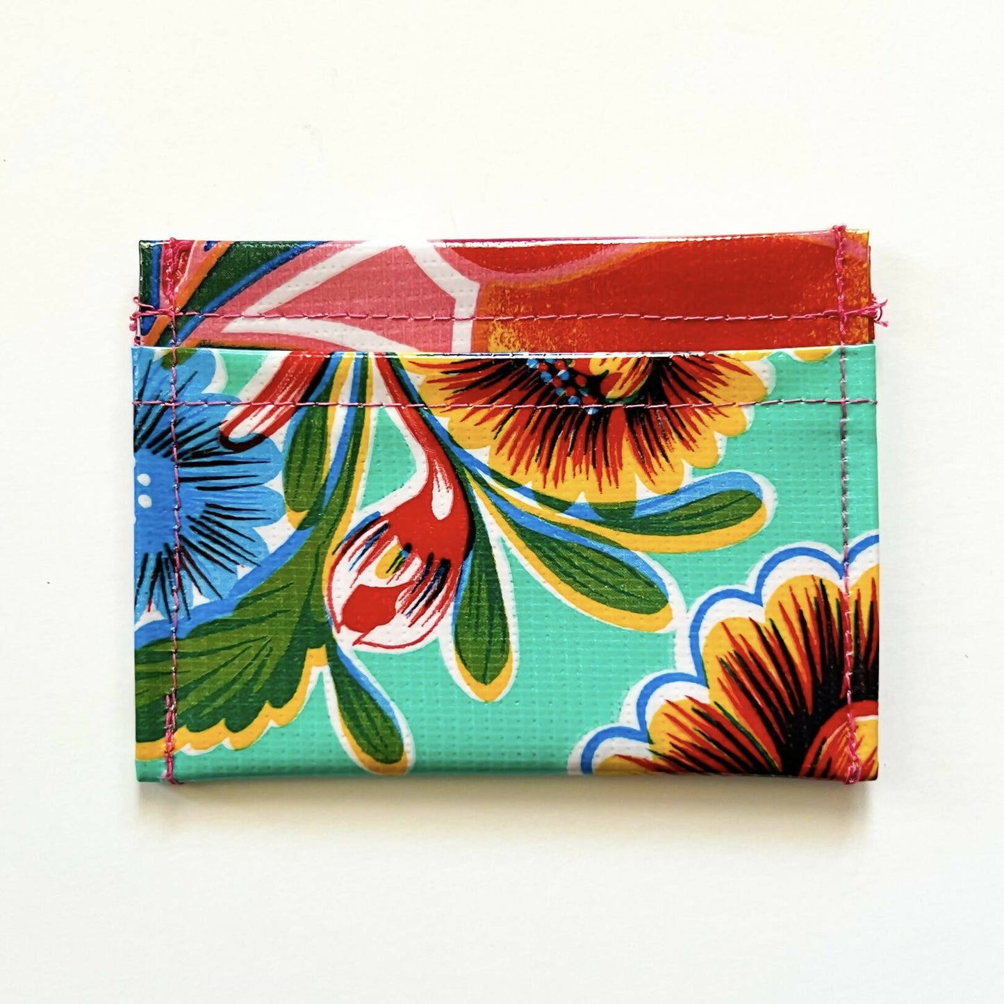 Oilcloth Minimalist Wallet - assorted colors
