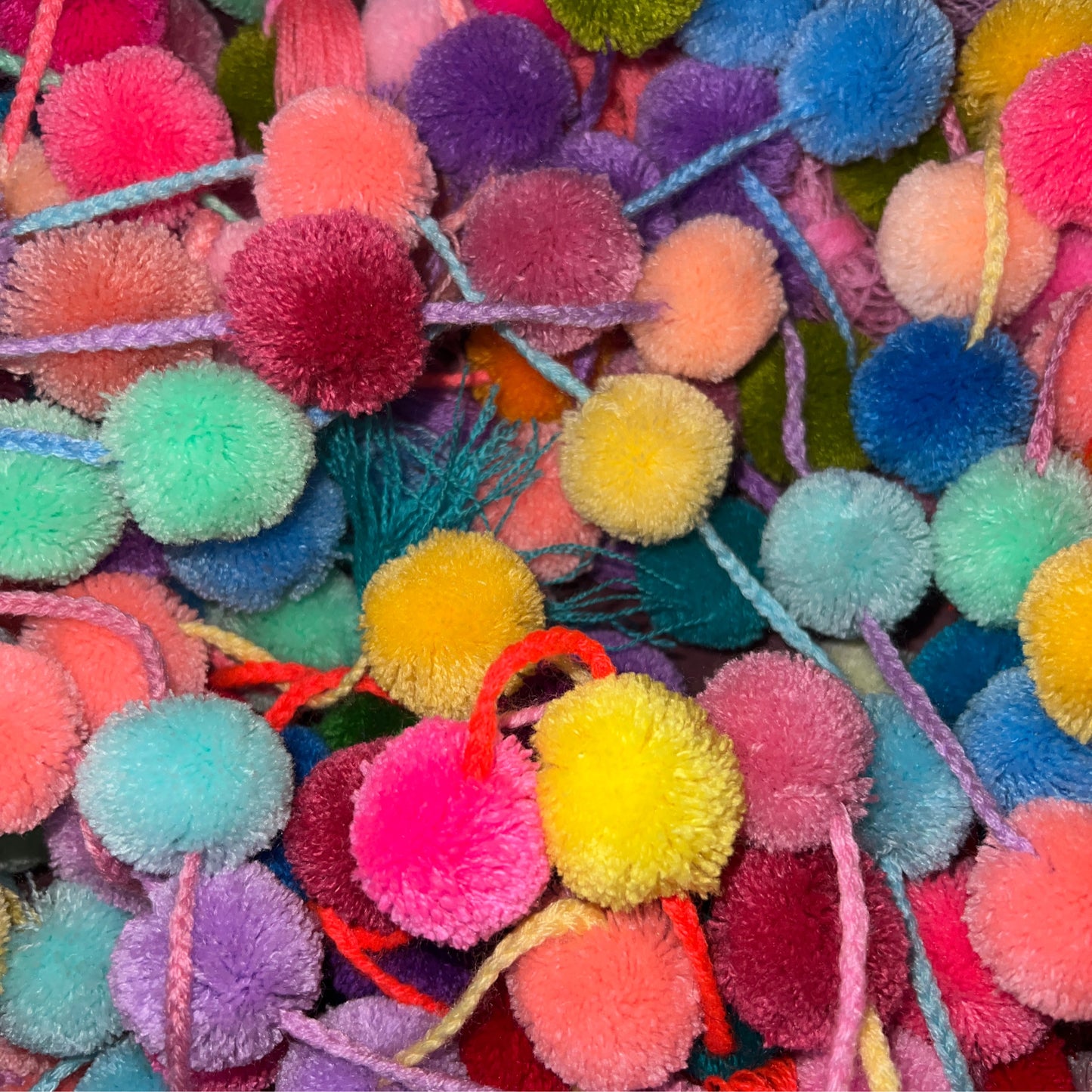 Pom Pom Strands (Multiple Colors Available)