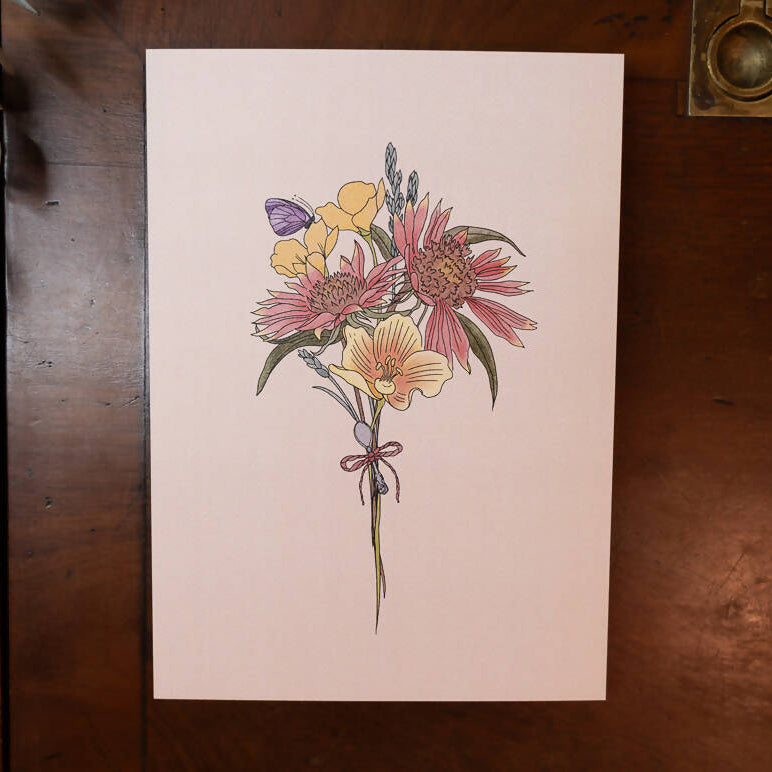Wildflower art print